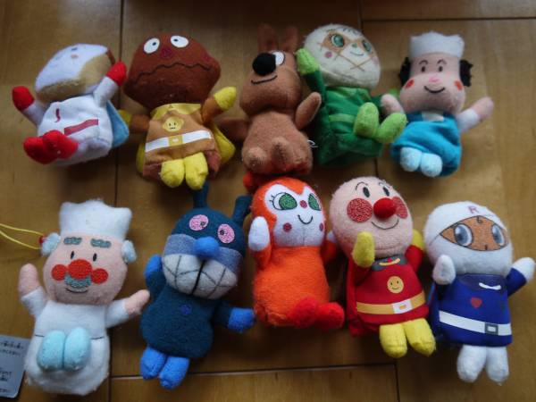 布製アンパンマン指人形10体セット「SLマン」 その他(アンパンマン