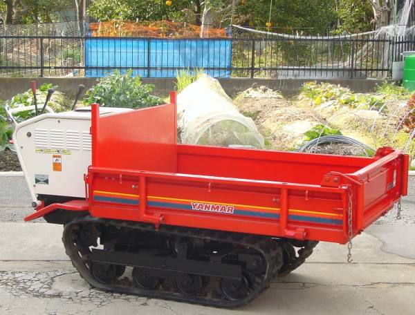ヤンマー CG3 手動ダンプ クローラー 】 歩行型 (運搬車、トレーラー 