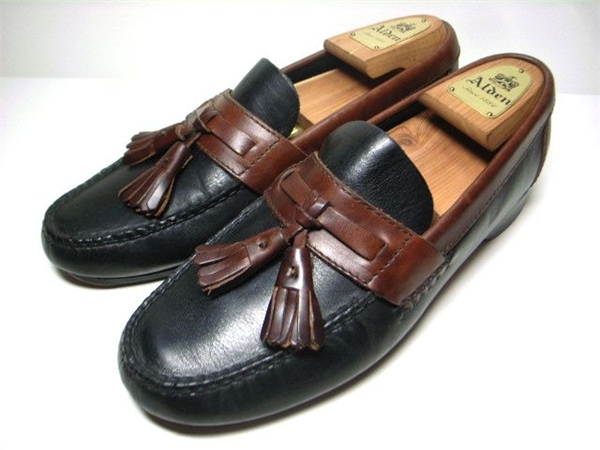 0455■ジョンストン&マーフィー■タッセルローファー/26.5-27cm