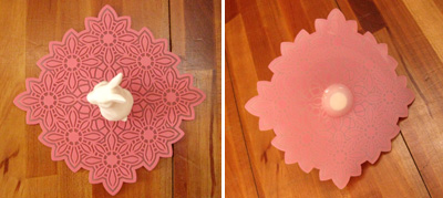 Francfranc：フランフラン カップカバー うさぎ ピンク(Francfranc 