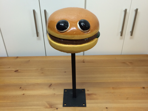 ビンテージ マクドナルド ハンバーガー パッチ スタチュー 看板(看板