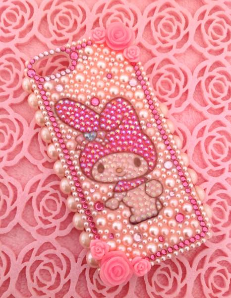 Iphone5 5s マイメロ デコ スマホ ケース カバー 姫 パール Iphone 5用 売買されたオークション情報 Yahooの商品情報をアーカイブ公開 オークファン Aucfan Com