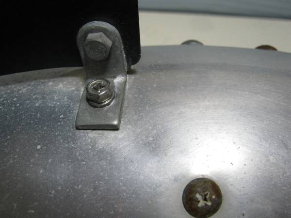 WM製GB250クラブマン用アルミフロントフェンダー（風切付） (フロント