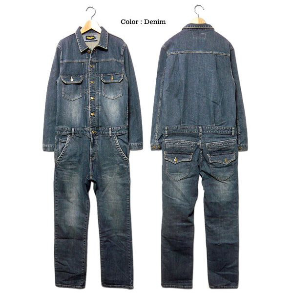 AKERICO ヴィンテージデニム オーバーオール アケリコ 在庫少AKERICOアケリコ新作ビンテージ加工スリムデニムツナギ