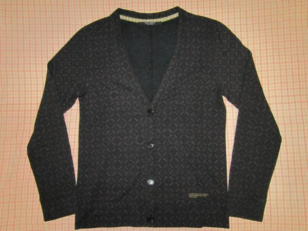 ☆ナノユニバース高級 総柄カーディガン☆日本製