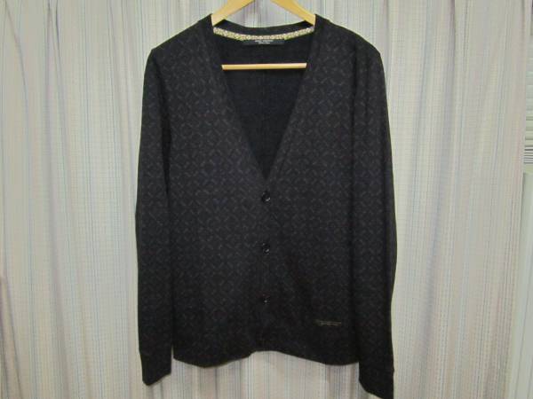 ☆ナノユニバース高級 総柄カーディガン☆日本製