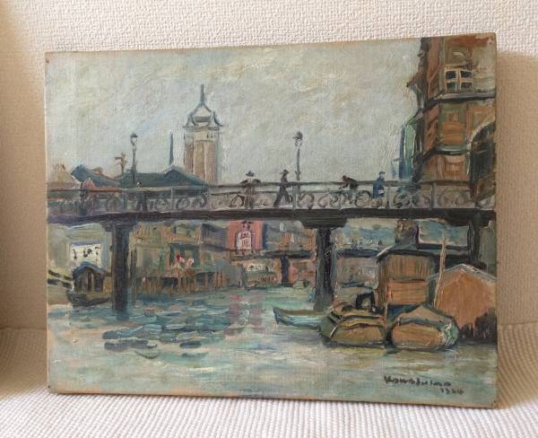 川島理一郎 道頓堀 1924(自然、風景画)｜売買されたオークション情報