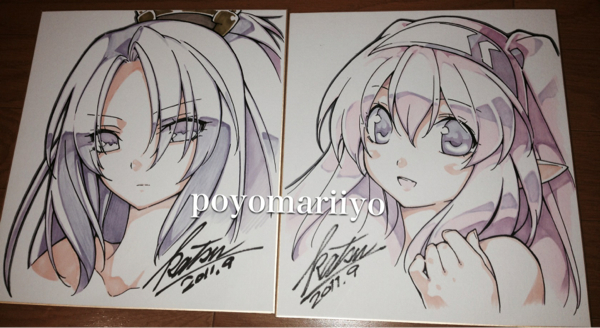 平野克幸 直筆イラストサイン色紙 アガレスト戦記 サイン 直筆画 売買されたオークション情報 Yahooの商品情報をアーカイブ公開 オークファン Aucfan Com