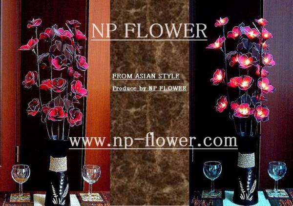 新品■フラワーライトイルミネーションツリー120cmアジアンバリ