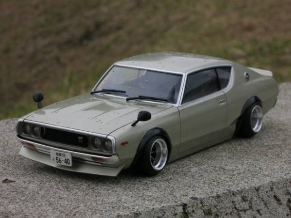 フジミ♪【ケンメリGT-R】鏡面仕上げ完成品☆スカイライン(完成品 