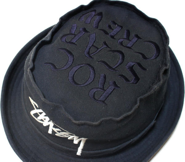 Stussy ROC STAR CREW バケットハット Stussy Roc StarCrew ハット 黒