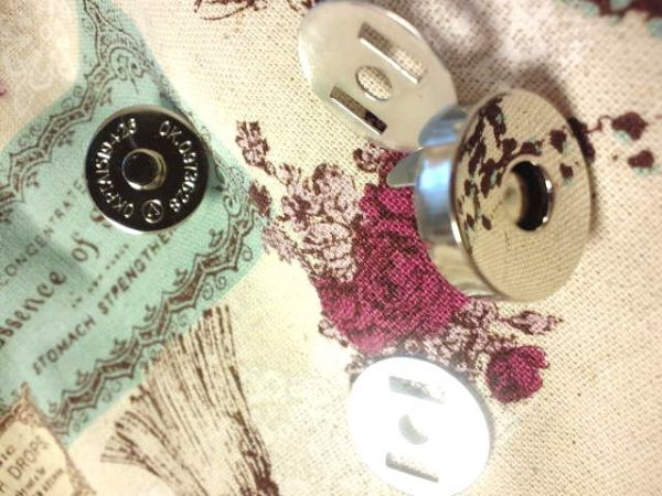 デザイン金具　マグネットホック　マグネットボタン_1