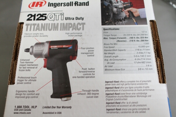 インガーソール・ランド エアーインパクト 12.7ｓｑ 2125QTI_3