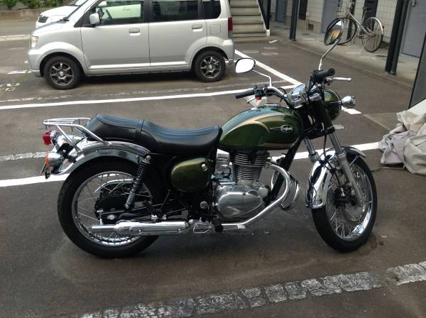 Kawasaki エストレヤ BJ-250AE 2014年式 緑 最新モデル(126cc