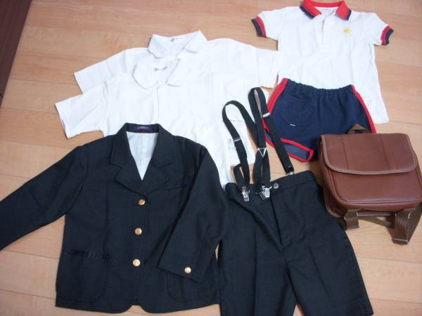 新潟市】藤見幼稚園／ふじみ幼稚園(ふじみの森)☆男児制服(セット 