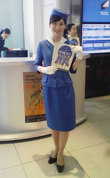 □パンナムPanAm航空 スチュワーデス制服コスプレ/CA□XL,LL(日本航空