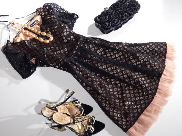 ★新品★9号☆ふんわりシルエットワンピース(OPN7237)