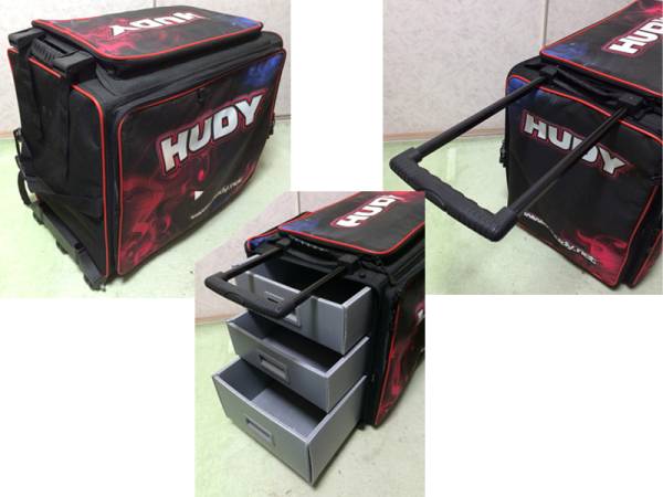 HUDY キャリングバッグ 199120 1/10 & 1/8 オンロード用 訳あり(自動車 