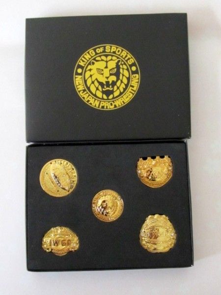 新日本プロレス NJPW 歴代IWGPベルト ピンズコレクション おまけ