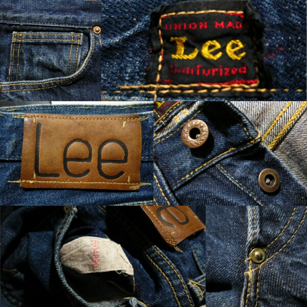 LEE COWBOY 1940s大戦101B月桂樹 センター赤タグ501xxビンテージ(W29 