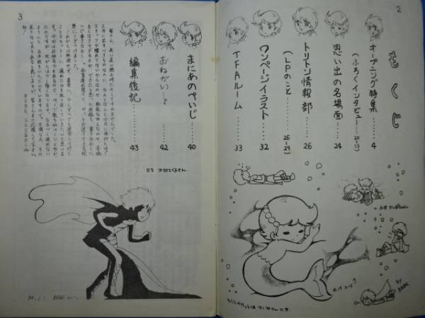 海のトリトン同人誌　サイン入り 希少アニメ資料☆「海のトリトン」最初期同人誌(少年)｜売買された