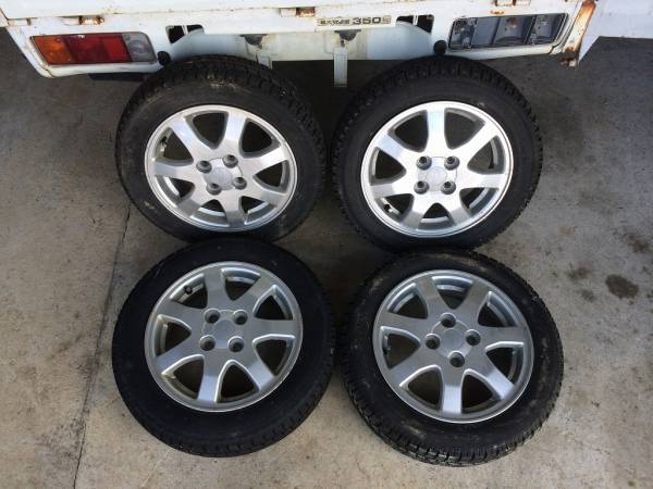 ダイハツ純正アルミ 155/65R14　 ムーヴタントワゴンRアルト