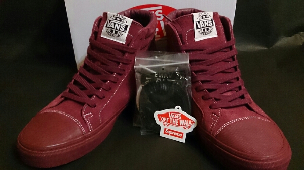 14aw supreme vans native American Burgundy us9，5 27，5 15ss