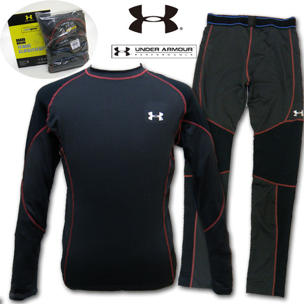 アンダーアーマー-コールドギア-インナー上下ua3139灰色Ｍ寸