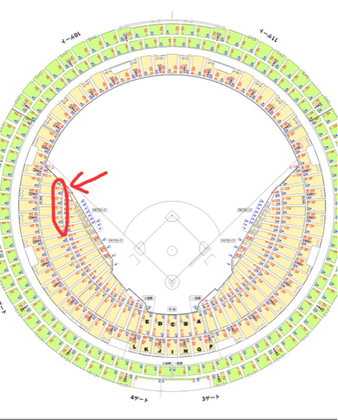 関ジャニズム 大阪 京セラ オーラス 3塁側スタンド下段3列 2連番