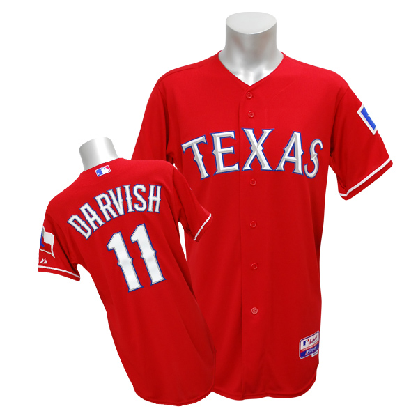 ダルビッシュ有 赤 テキサス レンジャーズ ユニフォーム Amazon MLB