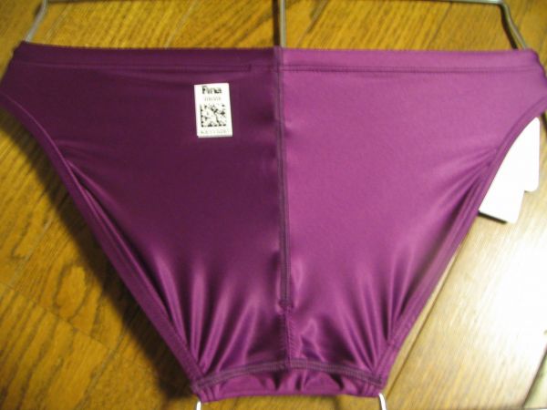 新品 asics アシックス ハイドロSP 競泳水着 競パン ビキニ 紫L(L