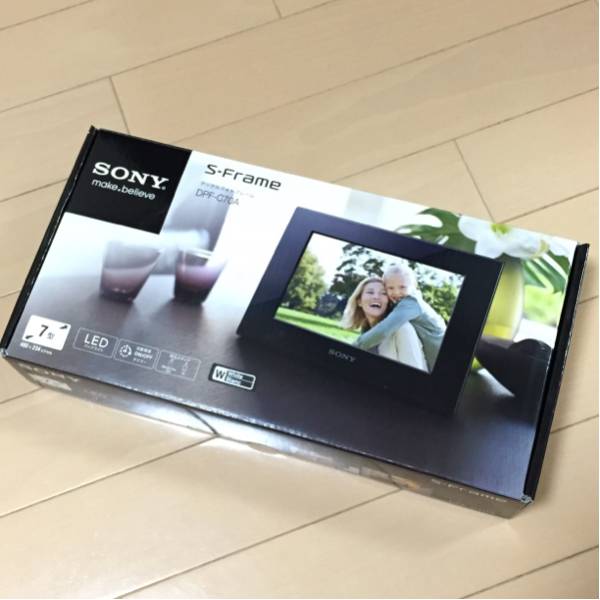 ソニー★SONYデジタルフォトフレームS-Frame/白DPF-C70A★未使用