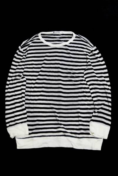 T by アレキサンダーワン ボーダー カットソー Tシャツ MM2925