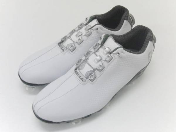 新品！FootJoy DNA w/BOA Golf Shoes (White/Gray)