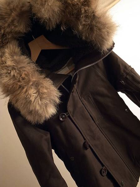 ラッドミュージシャン コヨーテファー付N-2Bミリタリーブルゾン