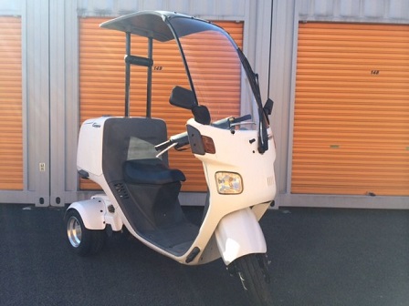 美車 ホンダ ジャイロキャノピー TA02 走行7896km 取説付き