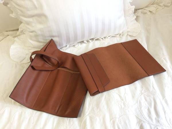 RALPH LAUREN レザー 革製 ブックカバー ペンケース 未使用品(ラルフ