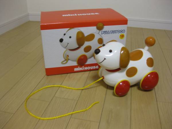 ミキハウス Mikihouse Pull Toy Dog お散歩わんわん おもちゃ その他 売買されたオークション情報 Yahooの商品情報をアーカイブ公開 オークファン Aucfan Com