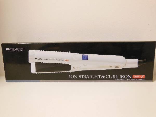  クレイツ イオンストレート＆カールアイロン CIST-F(ヘアアイロン)｜売買されたオークション情報、yahooの商品情報をアーカイブ公開 - オークファン ヘアアイロン