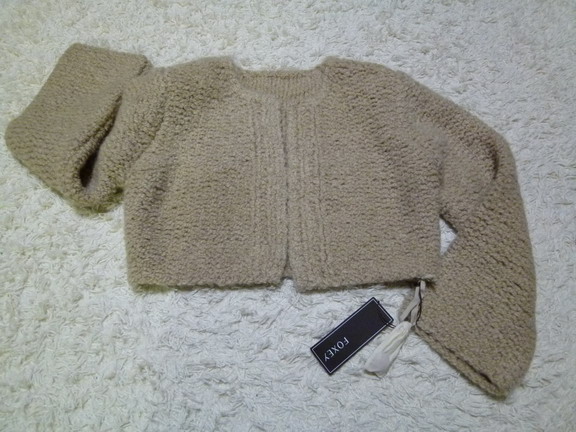 ★フォクシーブティック テディベアボレロ 【シナモン未使用品】