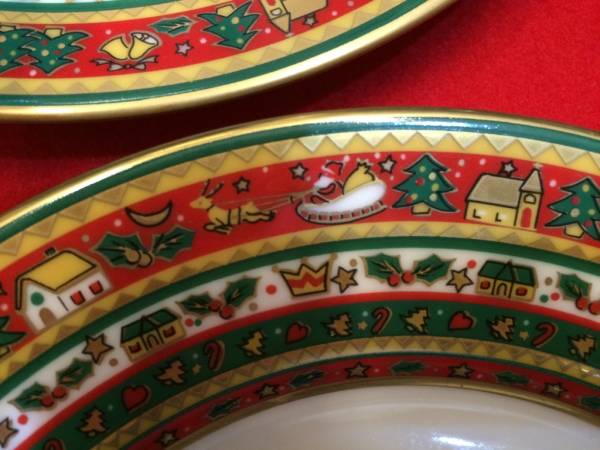 ◇jun ashida(ジュンアシダ)保管品 洋食器 皿 クリスマス ◇jun ashida(ジュンアシダ)保管品 洋食器 皿 クリスマス