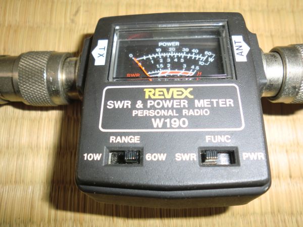 REVEX パワーメーター W590 REVEX SWR & パワーメーター W190 中古(アクセサリ)｜売買された