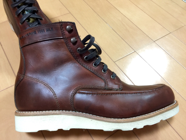 ウルヴァリンブーツ・フィルソンＷ００２８３ １０００マイル