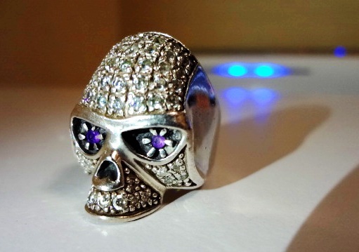 送込HOLLOOW パヴェスカルリング 17号 gabor キムタク hyde 指輪