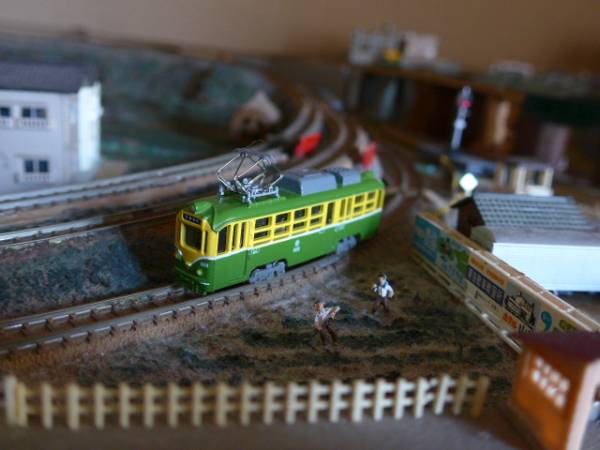 ローソン昭和レトロ路面電車 鹿児島市交通局600形動力化済み(私鉄 