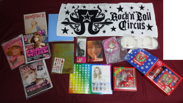 ■浜崎あゆみ グッズ/記念切手/切り抜き/ayupanクリスマスBOX他