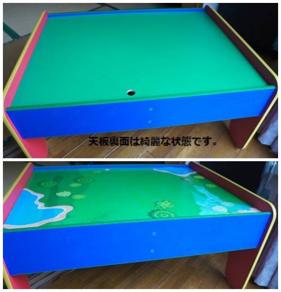 木製プレイテーブル　L　中古　完成品　トーマス　レゴ_3