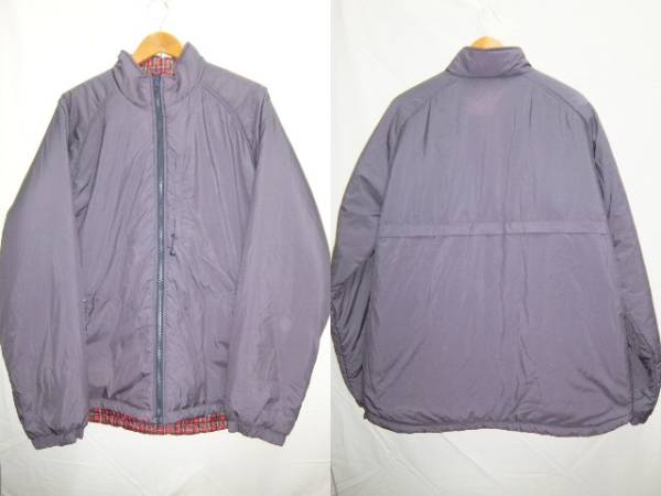 STUSSY ステューシー リバーシブル ジャケット XL 紺・赤×緑