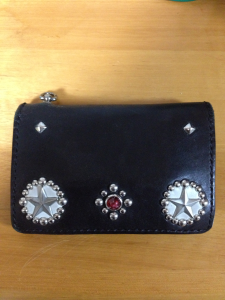 ハンドメイド ウルフズヘッド ケルト＆コブラ ウォレット タイプ