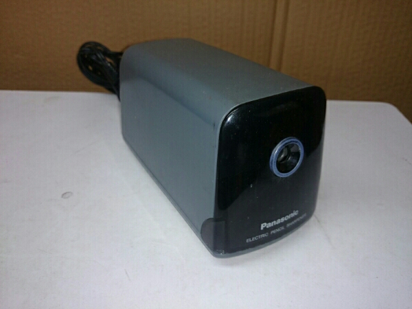 稀少未使用/生産完了品●Panasonic 電気鉛筆削り KP-401AS 電動 Panasonic パナソニック / 電動鉛筆削り KP-380A / レア 希少(鉛筆削り